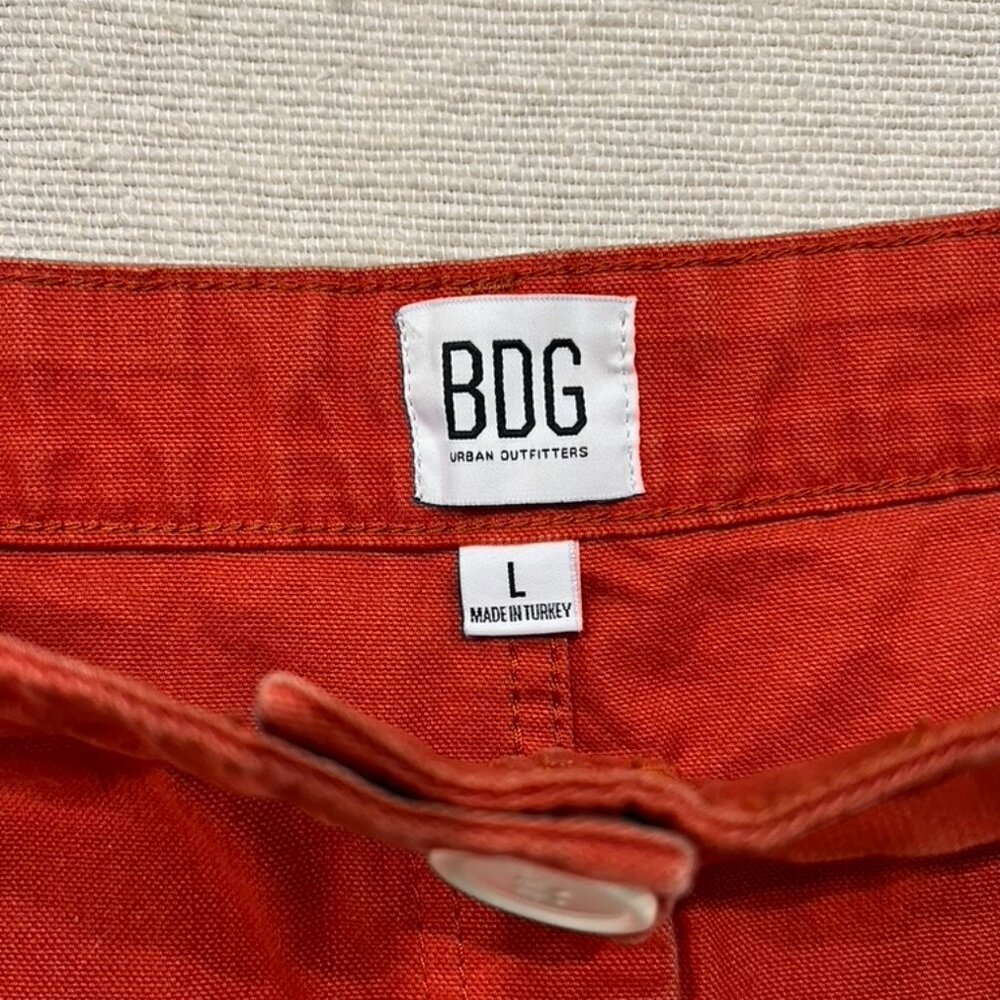 BDG Urban Outfitters Blood Orange Denim Mini Skirt, Women's‎ Size Large - Picture 3 of 5